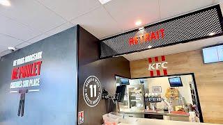 KFC Kentucky Fried Chicken Fast Food Restaurant Review @ Libourne Bordeaux France 