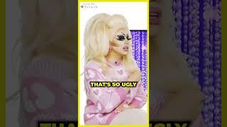  Katya READ Trixie's Ugly Dress Runway for Filth #shorts #trixieandkatya #unhhhh #drag