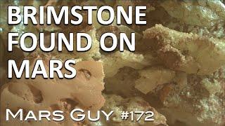 Curiosity discovers rocks made of pure sulfur