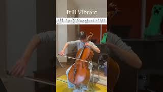 To trill vibrato or not to trill vibrato? #cello #cellist #classicalmusician