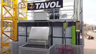 Tavol brand construcion building hoist. #building #buildings #builder #buildingconstruction #hoist