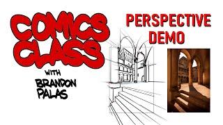 Comics Class #18: Perspective Demo