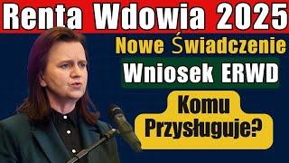 Renta Wdowia 2025: Komu Przysługuje? Nowe Świadczenie, Limity i Wniosek ERWD Wyjaśnione