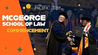 McGeorge School of Law's Commencement Ceremony 2025