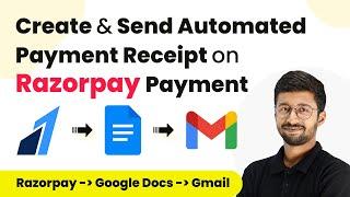 Create & Send Automated Payment Receipt on Razorpay Payment