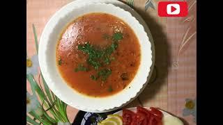 Easy Russian rice soup recipe سوپ روسی یا برش روسی