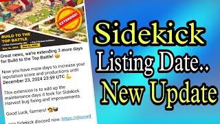 Sidekick Airdrop TGE & Listning Date  Sidekick New Update 