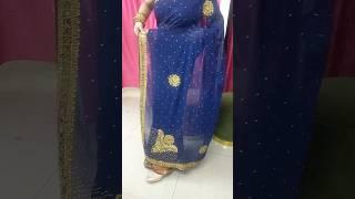 Party Wear Hand Work Saree #sareefashion #saree #sareelove #shorts #youtubeshorts #viral #trending