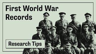 Family history: Using First World War Records