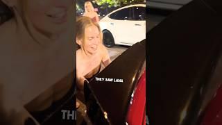 Lana Del Rey autographed their corvette  #shorts #celebrity