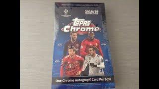 TOPPS CHROME CHAMPIONS LEAGUE 18/19 ***FULL BOX/1 AUTOGRAPH***