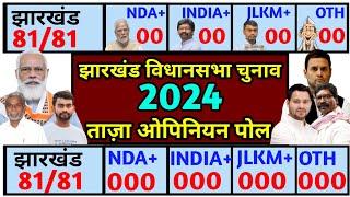 Jharkhand Assembly Election 2024 Opinion Poll. Kaun Banega Jharkhand Ka Mukhyamantri. NDA vs INDIA