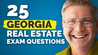 25 Questions You Will See on the Georgia Real Estate Exam 2024