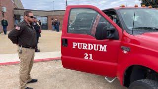 United States Honor Flag in Dunning, Nebraska