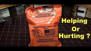 NEW HDR Ration Menu 5 US Food Aid For Ukraine In 2022 Are These Better Than Starving ???