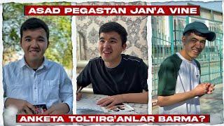 Asad Pegastan Jaňa Vine  | Mektepte anketa toltirğanlar barma?  | #karakalpakstan #pegasvines #rek