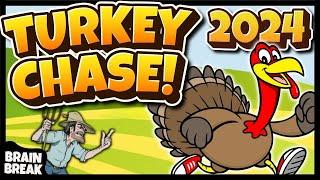 Turkey Chase | Fall Brain Break | Turkey Run | GoNoodle | Just Dance