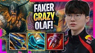 FAKER IS SO CRAZY WITH OLAF! - T1 Faker Plays Olaf TOP vs Camille! | Season 2024