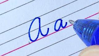 NEW American Cursive Writing For Beginners | How to write new American cursive writing A to Z | abcd