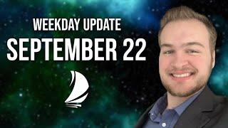 Weekday Update - September 22 // Spinnaker TV