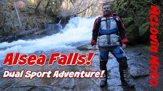 Dual Sport Adventure Ride to Alsea Falls, Oregon. Suzuki DRZ400s and Honda Africa Twin!