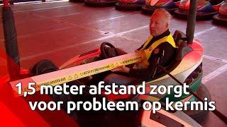 1,5 meter afstand op de kermis. Kan dat wel?