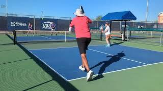 Gold Medal Match: Mixed 4.5 65+ at Nationals 2024 Pickleball