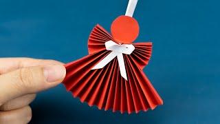 How to make a Paper Angel - Christmas Decoration - Paper Craft