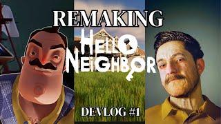 Hello Neighbor 2024 REMAKE | HNR Devlog #1