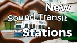 Seattle's Newest Light Rail Stations!