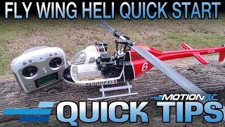 Fly Wing RC Helicopter Quick Start Guide | Motion RC Quick Tip