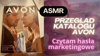 Przeglądam katalog z kosmetykami Avon. Asmr po polsku Czytam hasła reklamowe i wącham zapachy