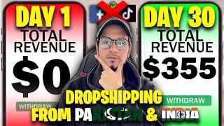 How to Make 325$ by international Dropshipping with NO money from Pakistan & India - NO ADS!!