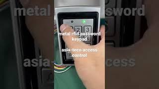 metal password rfid keypad turn off backlight keypad and turn on