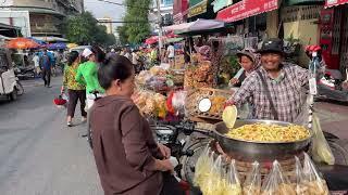 Real Phnom Penh Street, City Life Scenes Walking Tour Cambodia #cambodia