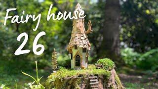 Handcrafted Outdoor Fairy House Using Polymer Clay