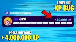 FORTNITE NEW SEASON 4 XP GLITCH MAP! (FASTEST LEVEL UP TRICK)