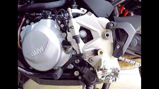 BMW F850GS Raising the Gear Shift Lever