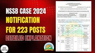 NSSB Clerical & Allied Services Examination 2024 | Detailed Explanation