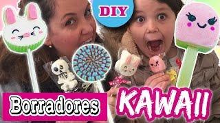 BORRADORES caseros KAWAII * Gomas de borrar PARA REGALAR