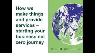 CIOS COP26 Regional Roadshow themed talk: Starting your business net zero journey