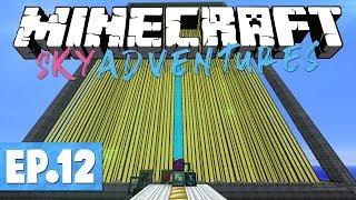 Minecraft FTB Sky Adventures - MAX SIZE Extreme Reactor! #12 [Modded Questing Survival]