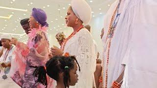 OONI WITH PRINCE TADENIKAWO, QUEEN ADERONKE & QUEEN TEMITOPE