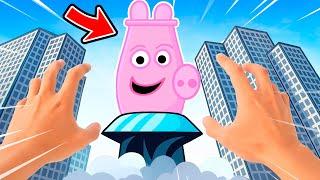 Giant Peppa VACUUM DESTROYS City…