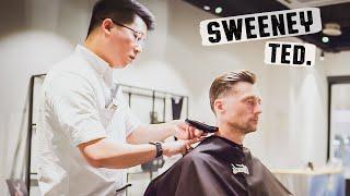  Relaxing 1-hour Haircut Finished with a Citrus-Scented Hot Towel | Sweeney Ted Barbershop Malaysia