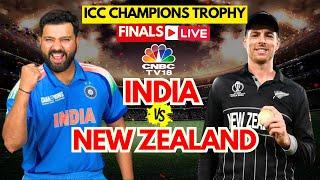 India vs New Zealand LIVE Score: ICC Champions Trophy 2025 Finals | IND vs NZ Match Live | N18G