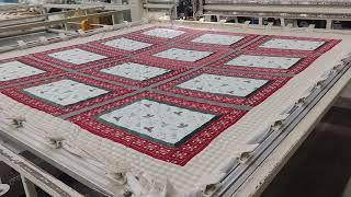 Richpeace Single Head Quilting Machine Running in Customer's Factory #quilting