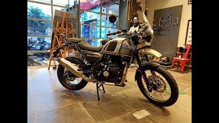 RE HIMALAYAN gravel grey #ROYAL ENFIELD #HIMALAYAN #GRAVEL GREY