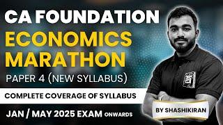 Business Economics Marathon CA Foundation | For January 2025 Exam | ArivuPro | Prof. Shashikiran