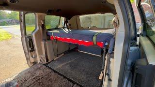 Simple Dodge Caravan Camper | No Build Setup For 2 | New Mattress | #vandweller #vancamper